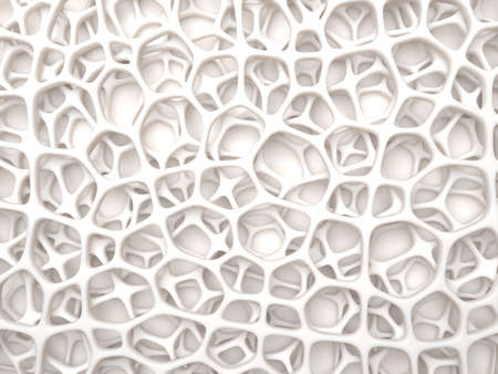 White cell texture. Abstract texture background. 3d illustration, 3d rendering.の写真素材