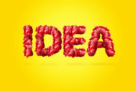 Rejected idea concept with paper.の写真素材