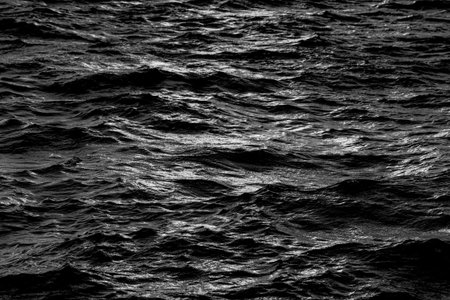 Dark Sea Water Surface background.