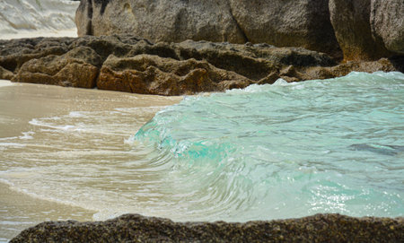 Similan Island is a very beautiful island with crystal clear water and powder white sand. Thailandの写真素材