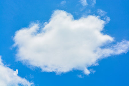Cloud in the blue sky.の写真素材
