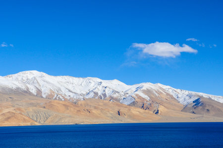 Landscape view of Ladakh India.Himalayas, Ladakh, Indiaの写真素材