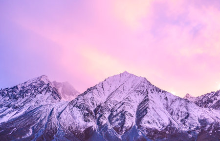 Landscape view of Ladakh India.Himalayas, Ladakh, Indiaの写真素材