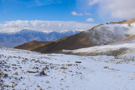 Landscape view of Ladakh India.Himalayas, Ladakh, Indiaの写真素材