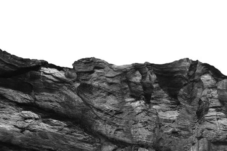 rock on white background.の写真素材