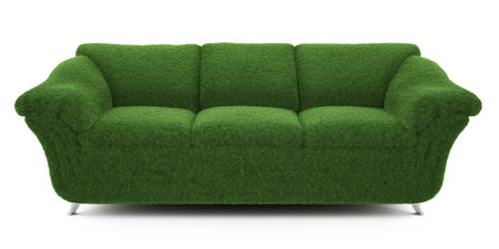 sofa grassの写真素材