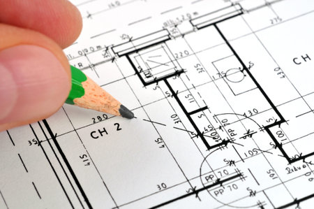 The plan of the house