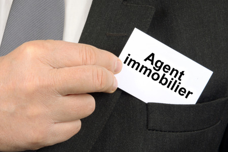 The real estate agentの写真素材