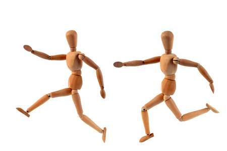 Wooden mannequinsの写真素材