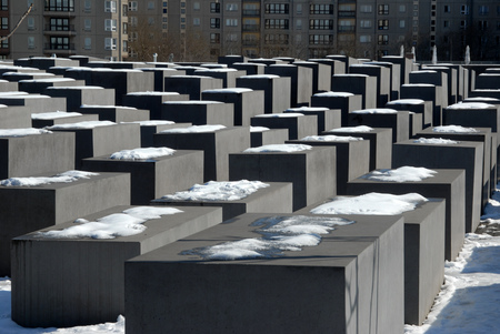 Holocaust Memorial in Berlinのeditorial素材