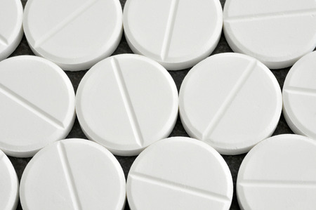 Aspirin tabletsの写真素材