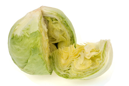 Cut iceberg saladの写真素材