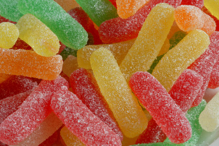 Candy in closeup shot