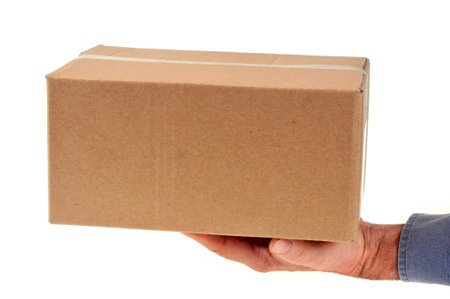 Delivery of the packageの写真素材