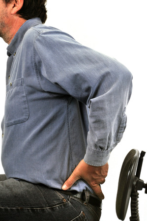 Back painの写真素材