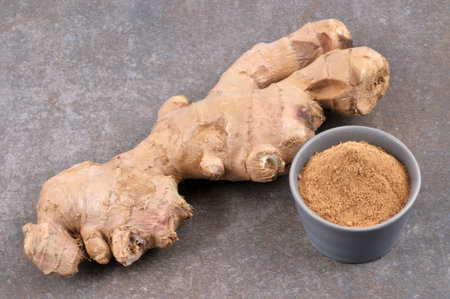 Fresh and powdered ginger