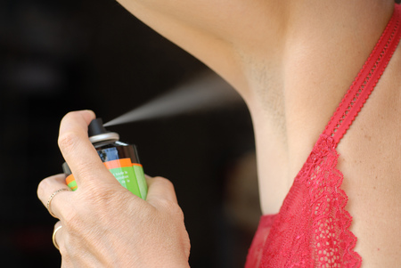 Deodorant sprayの写真素材