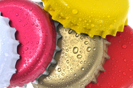 Capsules of different colorsの写真素材