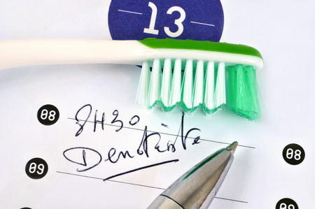 Appointment at the dentistの写真素材