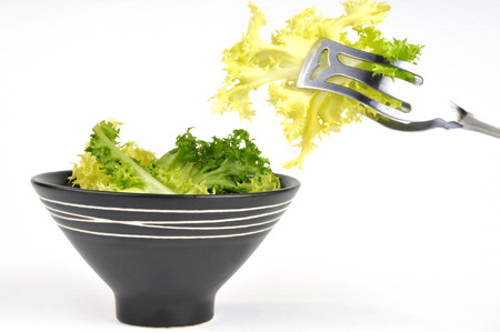 Curly lettuceの写真素材