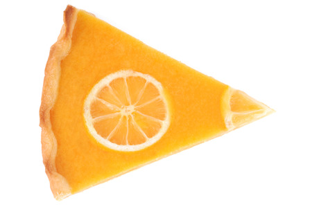 Part of lemon pieの写真素材