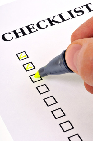 Checklistの写真素材