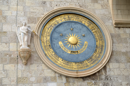 Solar clockの写真素材