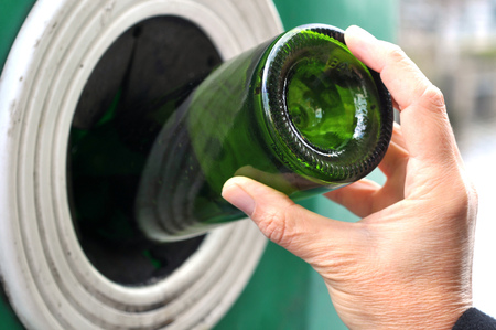 Glass recyclingの写真素材