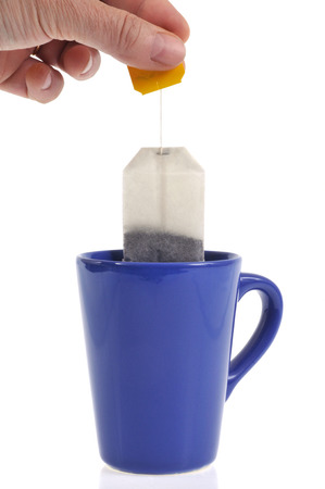 Infuse a tea bagの写真素材