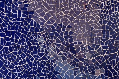 Blue mosaic