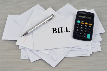 Bill conceptの写真素材