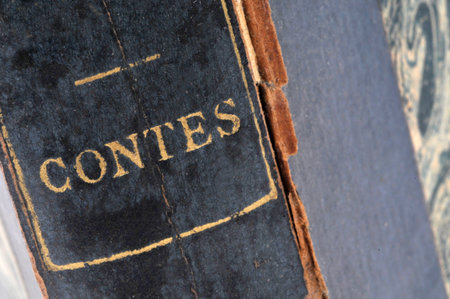 Cover of a storybook in Frenchの写真素材