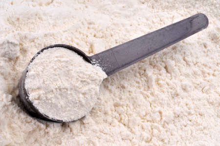 Clay plastic spoon close-up backgroundの写真素材