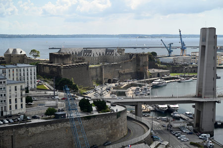 Castle and National Maritime Museum in Brest