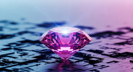 Highlighting the blend of sophistication and technological prowess crucial for modern high-tech industries.の素材