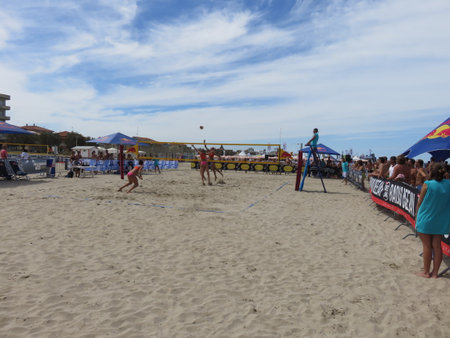 Beach Vollyのeditorial素材