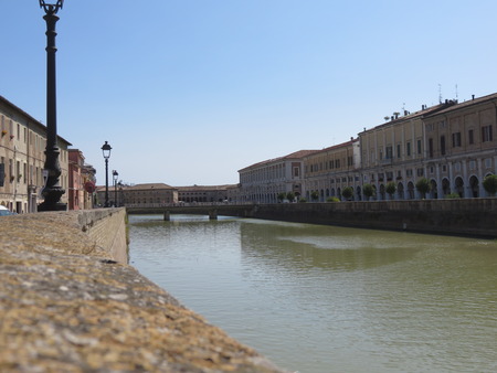 River in the cityの写真素材