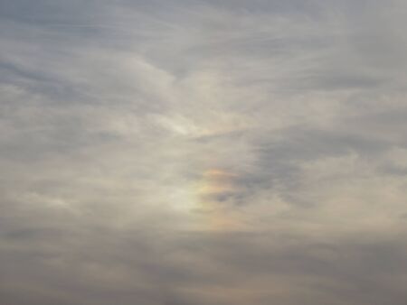 Rainbow in the cloudsの写真素材