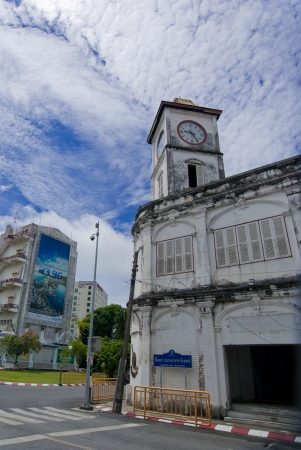 Charter bank Intersection ,Phuket ,Thailandの写真素材