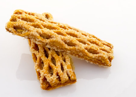 Sugared cinnamon filled cookies