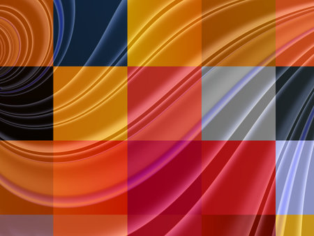 Abstract square gradient  colorful shape, digitally generated Image  Abstract square gradient ...