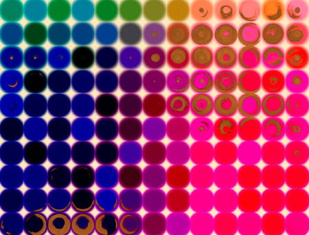 Abstract  background red and blue circle patternの写真素材