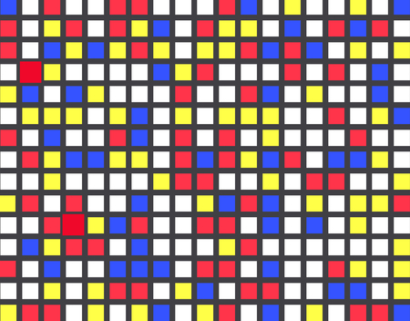 Abstract multicolored geometric background dynamic decorative structureの写真素材