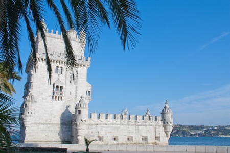 Belem Tower, Lisbon PORTUGALの写真素材