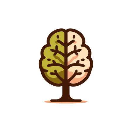 Tree icon. Flat design style eps 10. Vector illustration.のイラスト素材