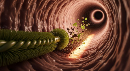 Vegetables Scrub Gut Waste for Clean Digestive Liningの素材