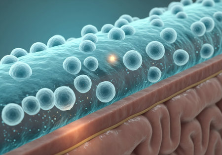 Intestinal Mucus Layer Visualization for Mucus Support Marketingの素材