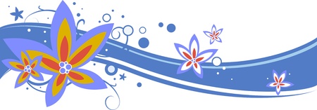 Flower illustrationのイラスト素材