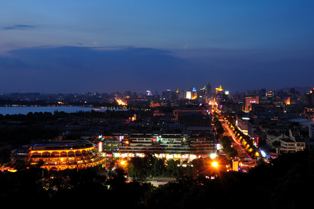 City at nightのeditorial素材