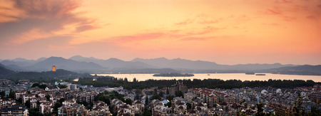 West Lake sceneryの写真素材